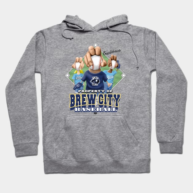 Knucklehead for Brew City Baseball Hoodie by MudgeSportswear